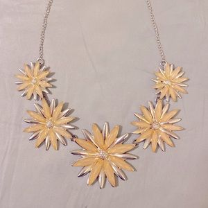 Floral statement necklace